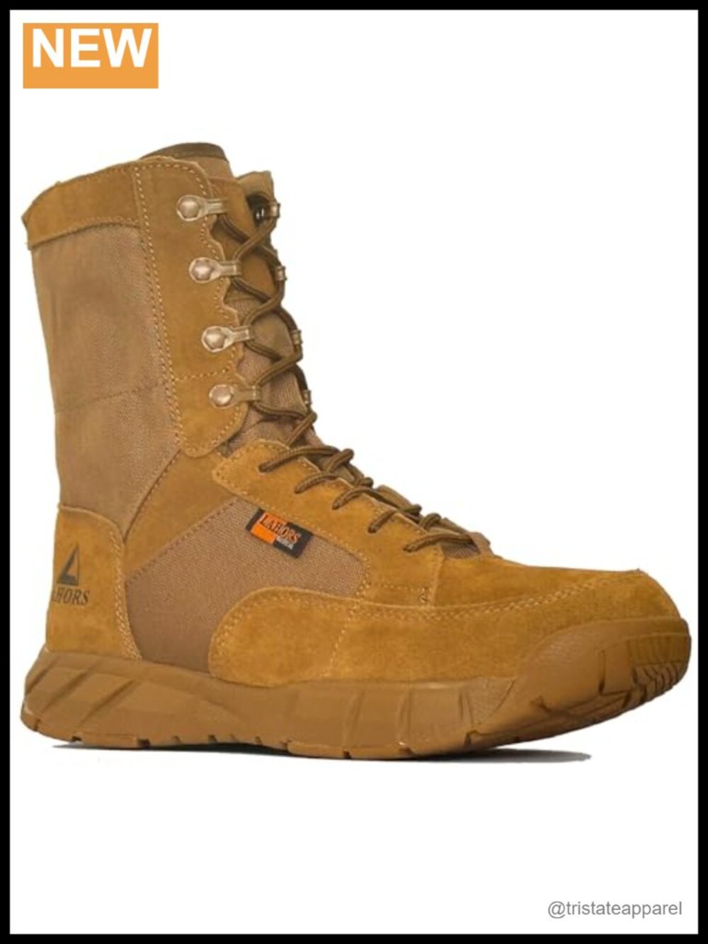 Lightweight Tactical Combat Boots Genuine Leather 8-Inch Military Hiking